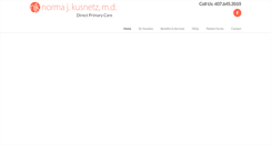 Desktop Screenshot of normajkusnetzmd.com